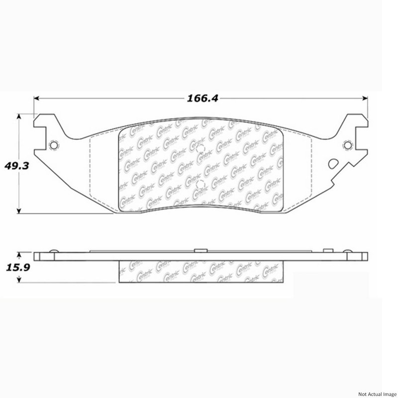 Centric 104.10460 Disc Brake Pad Set - Rear