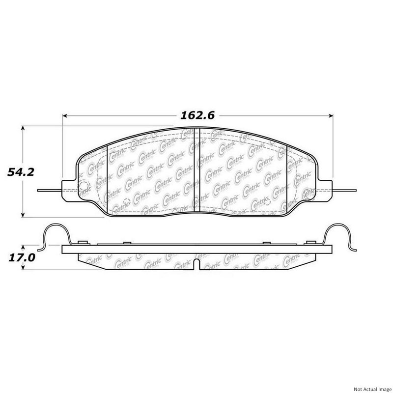Centric 104.10810 Disc Brake Pad Set - Front