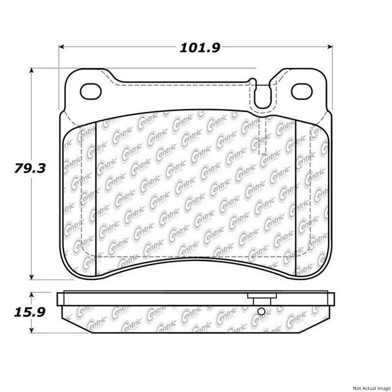 Centric 104.11210 Disc Brake Pad Set - Front