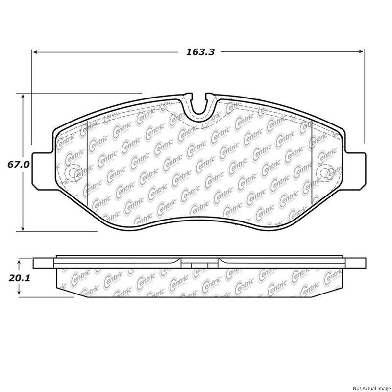 Centric 104.13160 Disc Brake Pad Set - Front