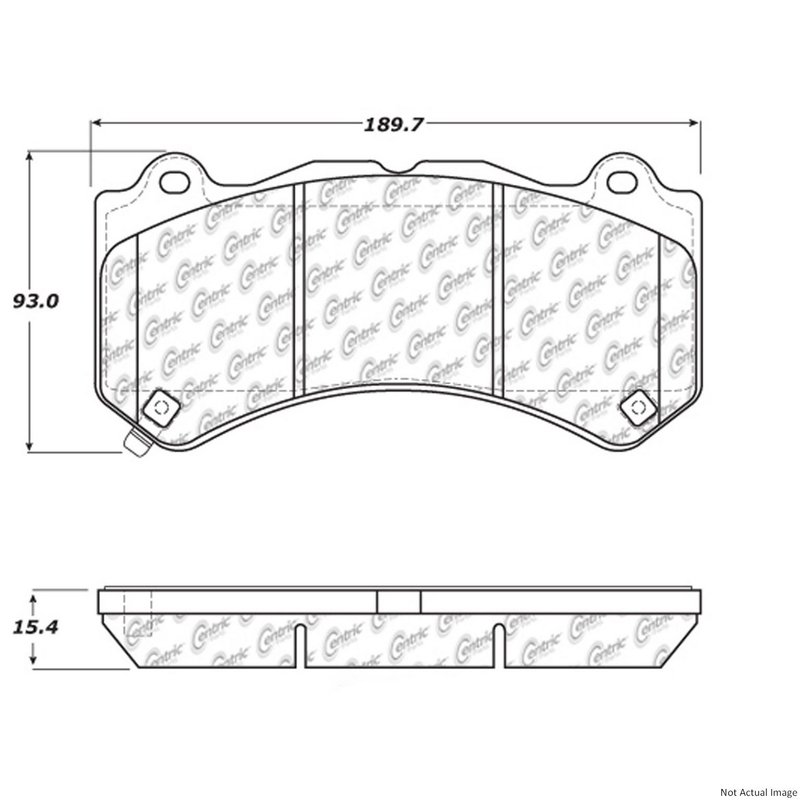 Centric 104.14050 Disc Brake Pad Set - Front