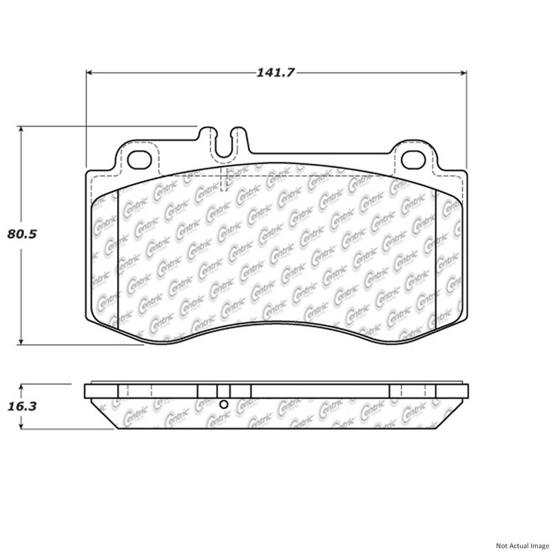 Centric 104.14200 Disc Brake Pad Set - Front