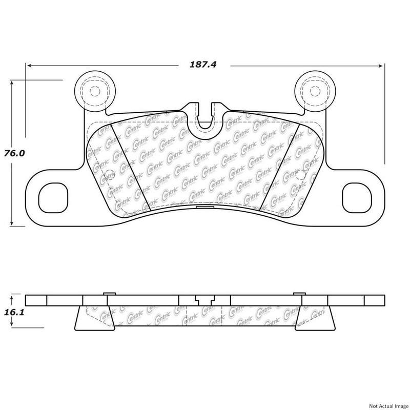 Centric 104.14530 Disc Brake Pad Set - Rear