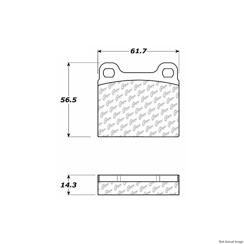 Centric 105.00310 Disc Brake Pad Set - Front or Rear