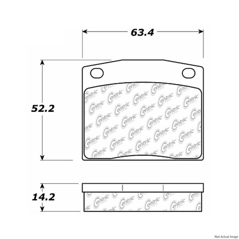 Centric 105.01170 Disc Brake Pad Set - Front
