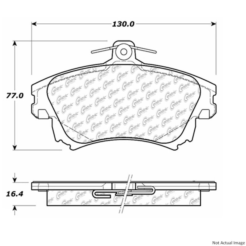 Centric 105.08370 Disc Brake Pad Set - Front
