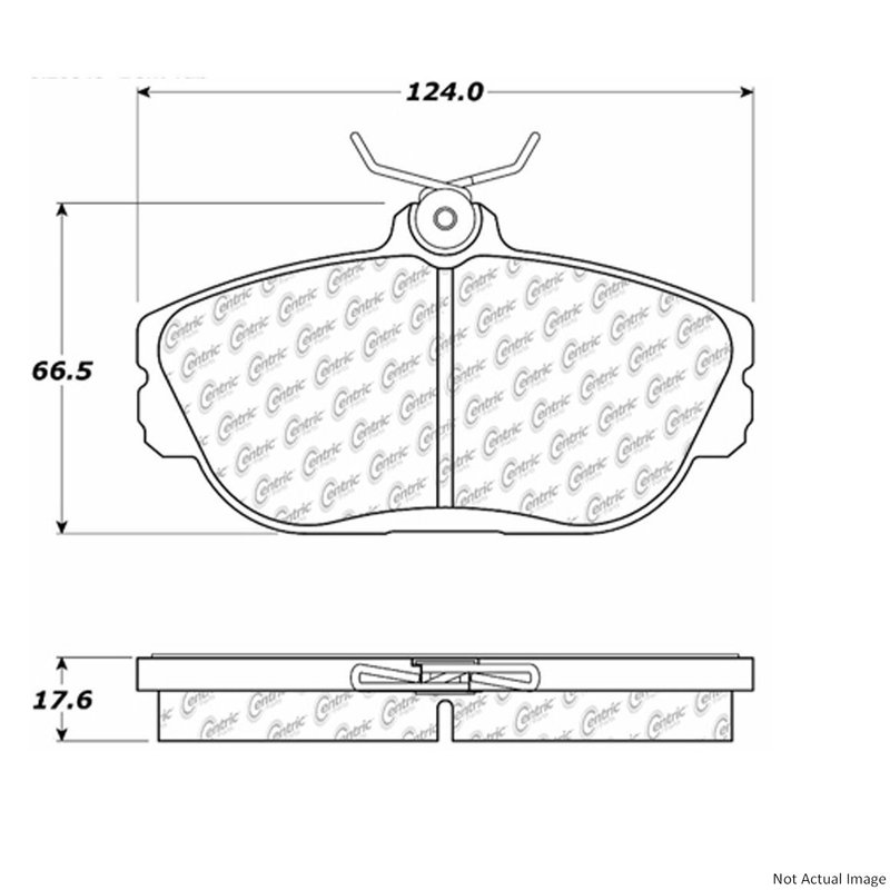 Centric 106.06010 Disc Brake Pad Set - Front