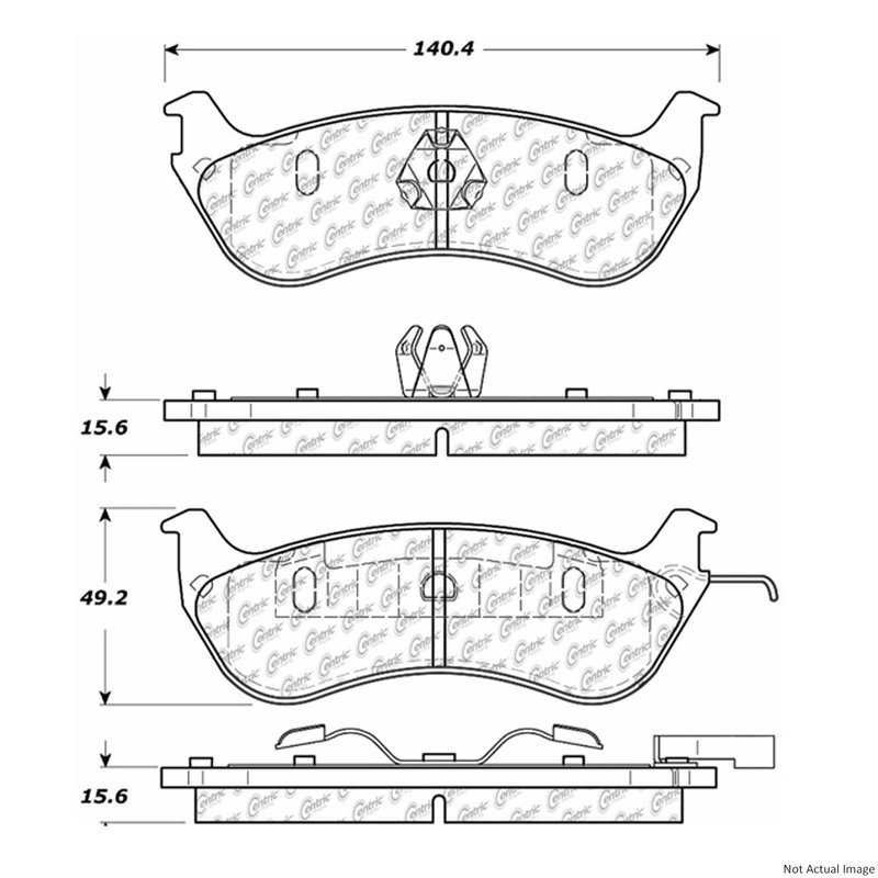 Centric 106.06900 Disc Brake Pad Set - Rear