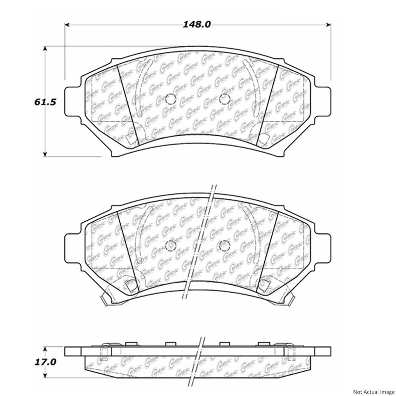 Centric 106.06990 Disc Brake Pad Set - Front