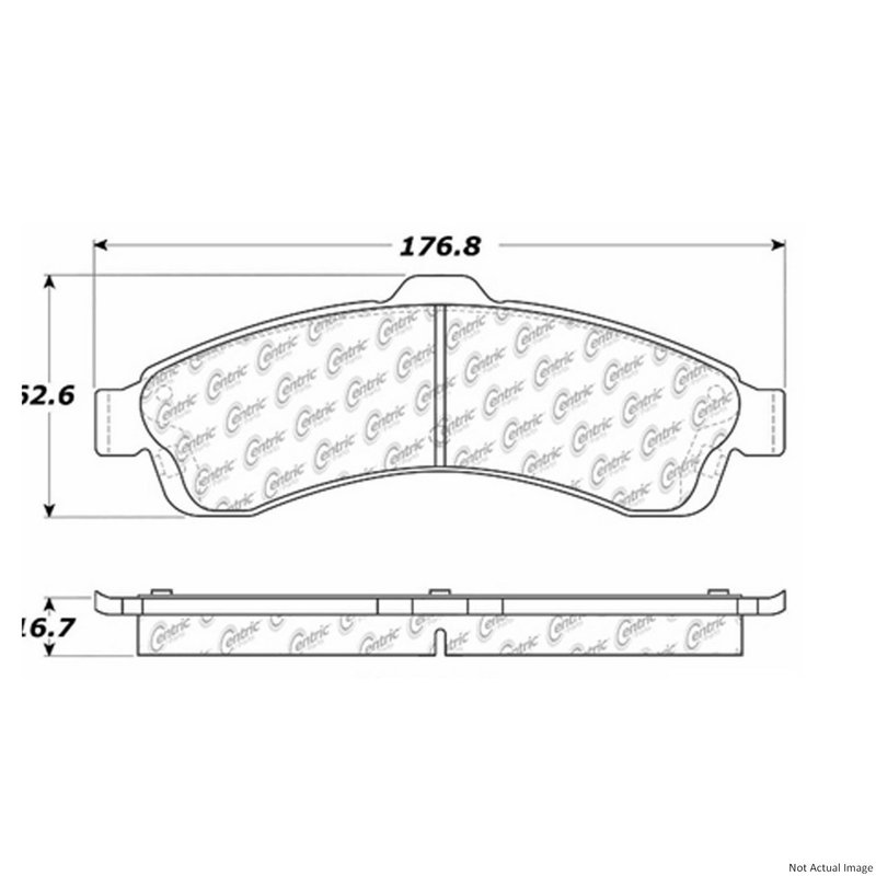 Centric 106.08820 Disc Brake Pad Set - Front