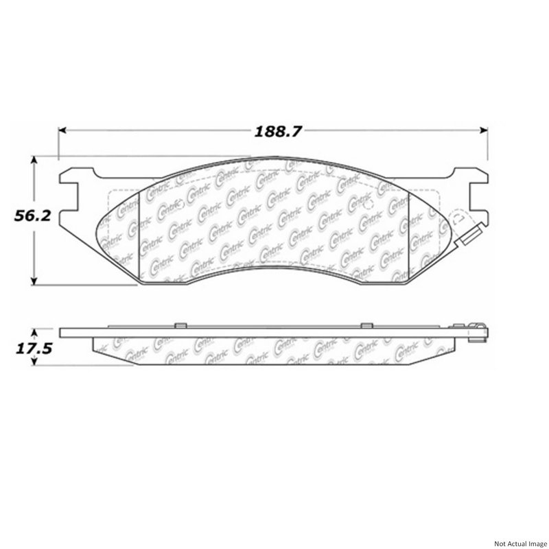 Centric 106.08970 Disc Brake Pad Set - Front