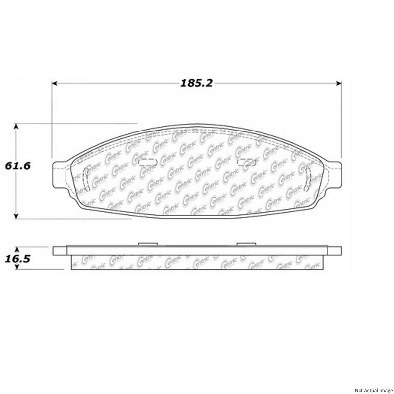 Centric 106.09310 Disc Brake Pad Set - Front