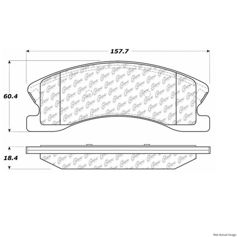 Centric 106.09450 Disc Brake Pad Set - Front