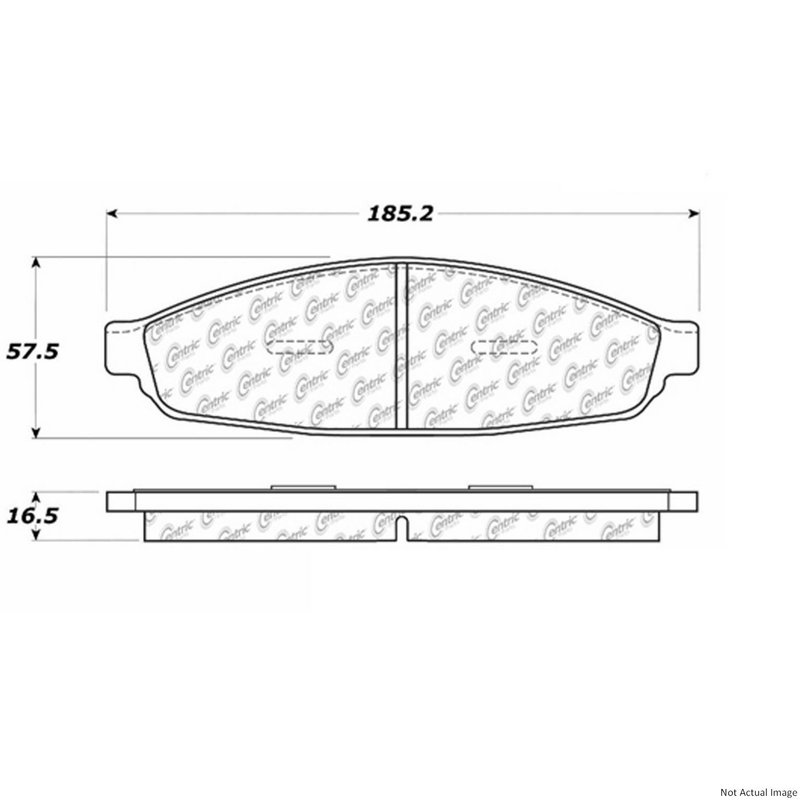 Centric 106.09530 Disc Brake Pad Set - Front