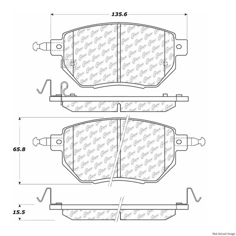 Centric 106.09690 Disc Brake Pad Set - Front
