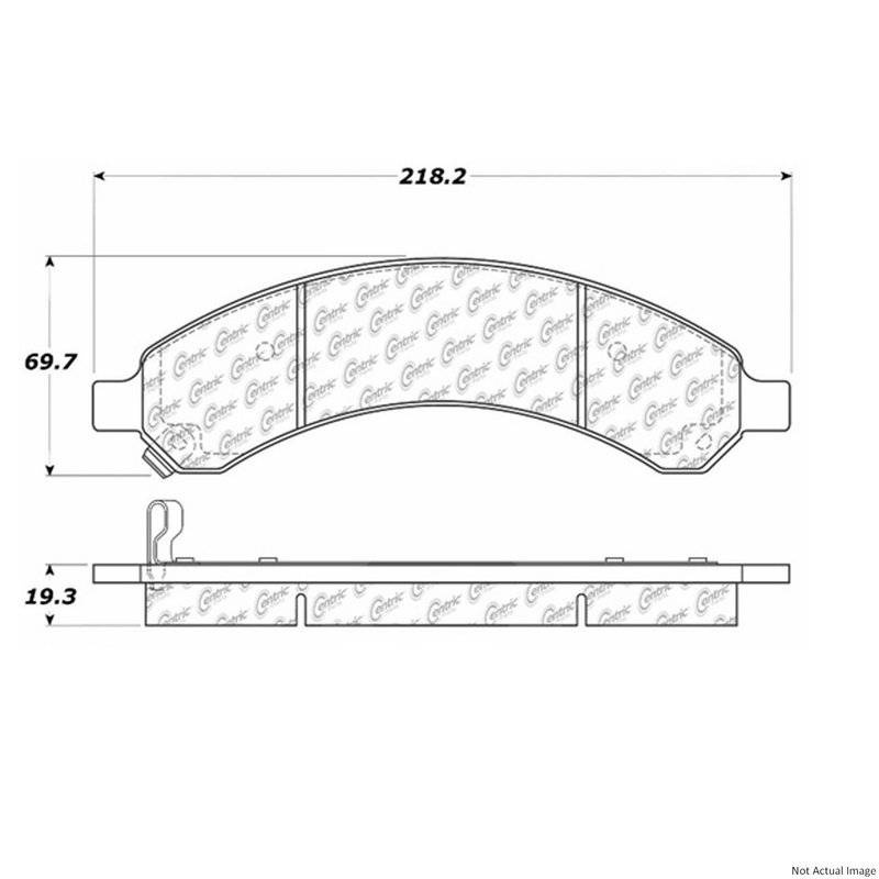Centric 106.09890 Disc Brake Pad Set - Rear