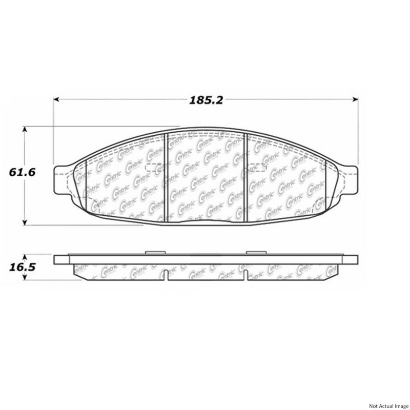 Centric 106.09970 Disc Brake Pad Set - Front