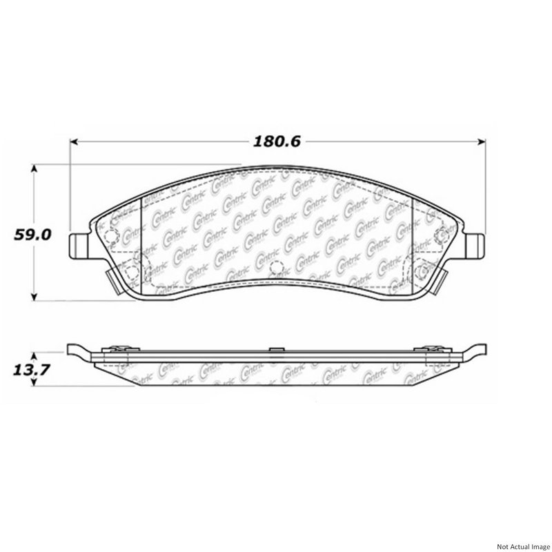 Centric 106.10190 Disc Brake Pad Set - Front