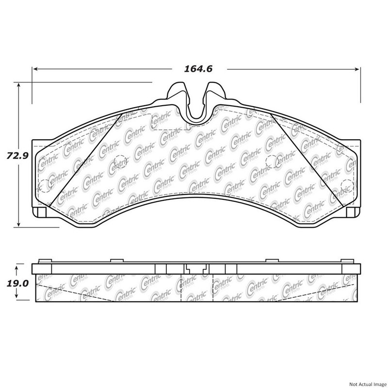 Centric 106.11360 Disc Brake Pad Set - Front or Rear