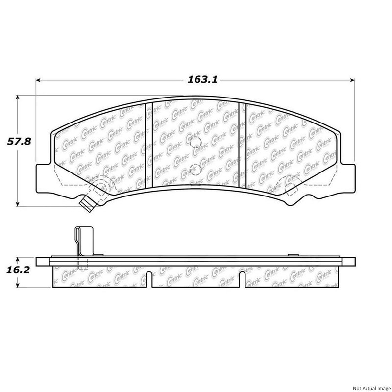 Centric 106.11590 Disc Brake Pad Set - Front