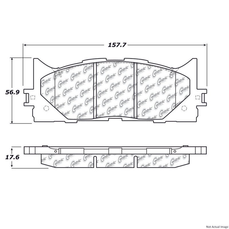 Centric 106.12930 Disc Brake Pad Set - Front