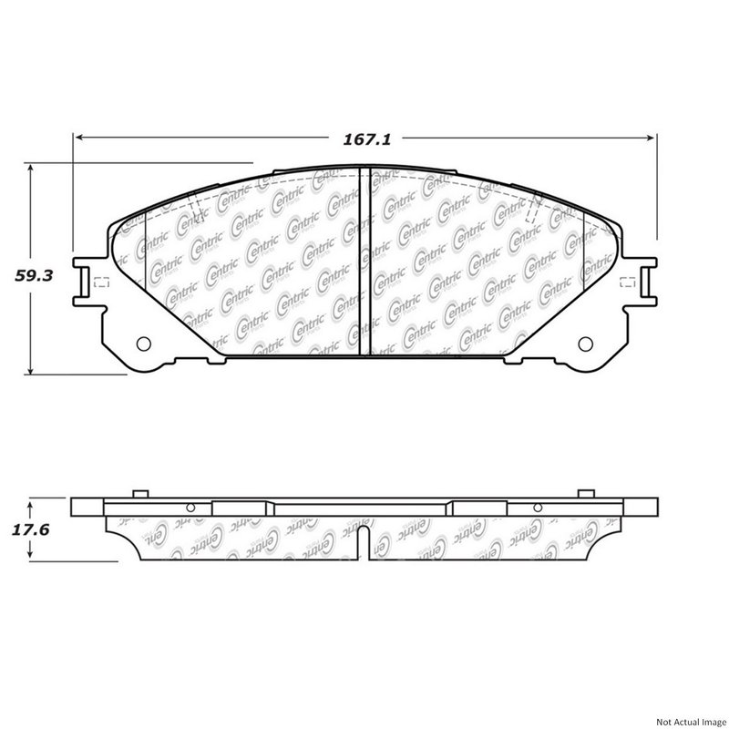 Centric 106.13240 Disc Brake Pad Set - Front