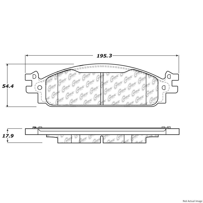 Centric 106.15080 Disc Brake Pad Set - Front