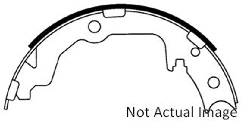 Centric 111.08861 Parking Brake Shoe - Rear
