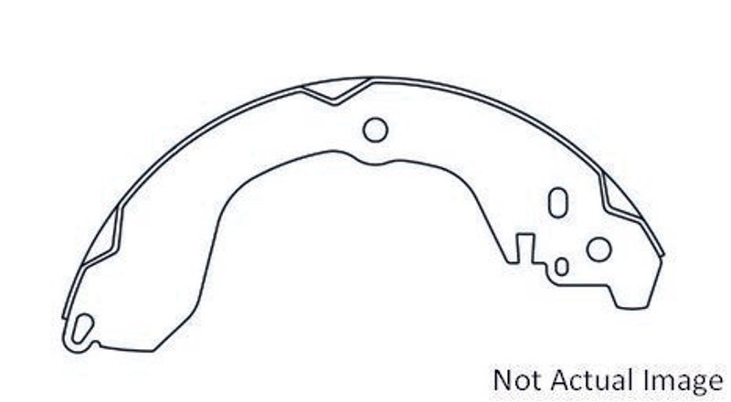 Centric 111.09190 Drum Brake Shoe - Rear