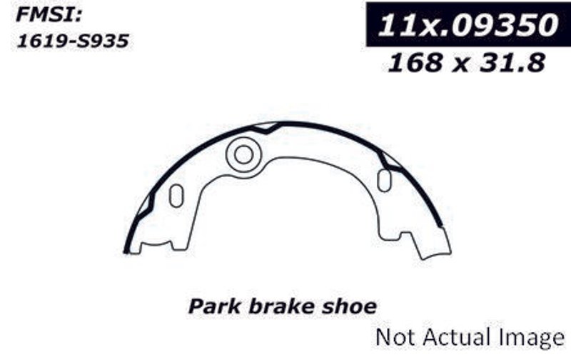 Centric 111.09350 Parking Brake Shoe - Rear