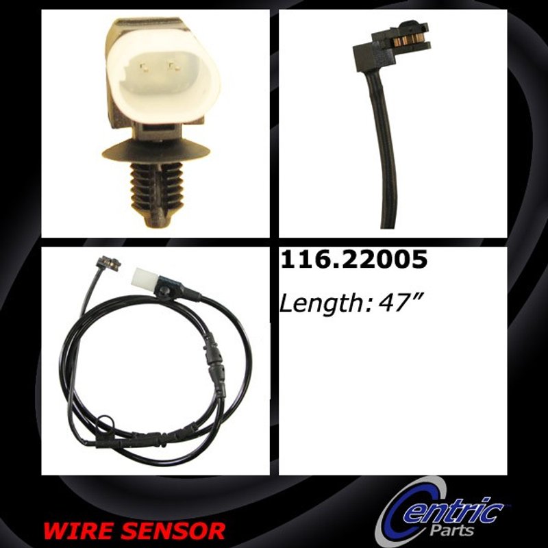Centric 116.22005 Disc Brake Pad Wear Sensor - Front