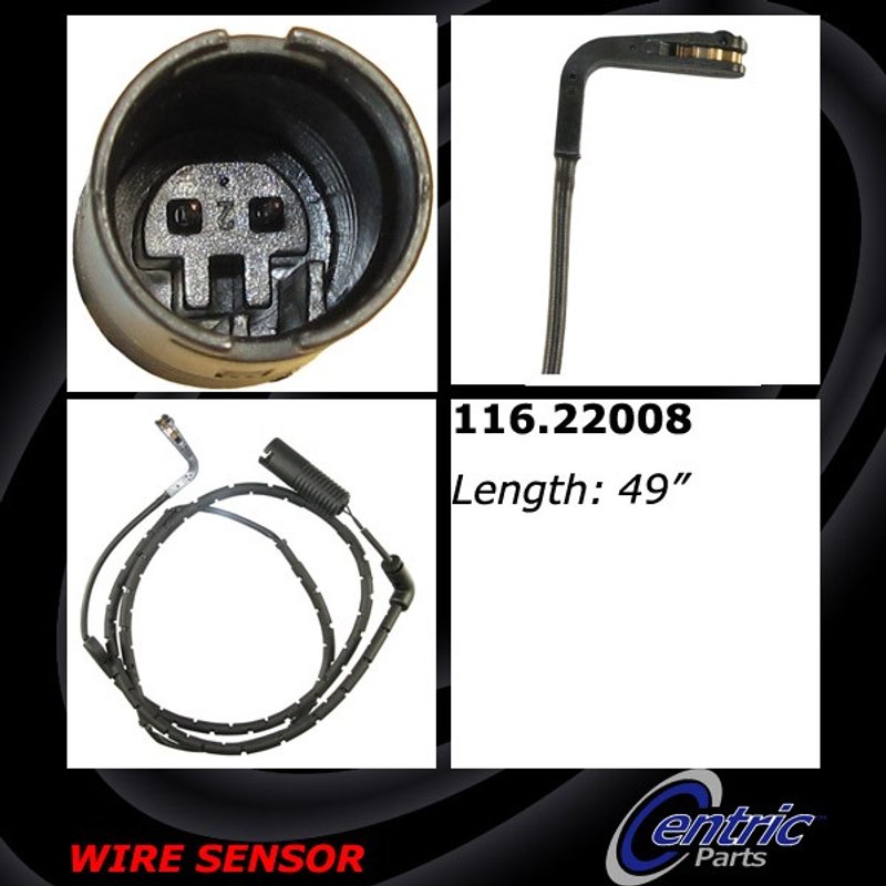 Centric 116.22008 Disc Brake Pad Wear Sensor - Rear