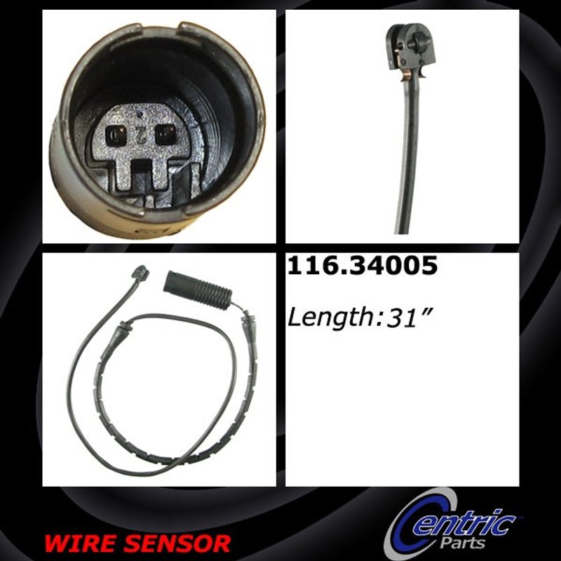 Centric 116.34005 Disc Brake Pad Wear Sensor - Front