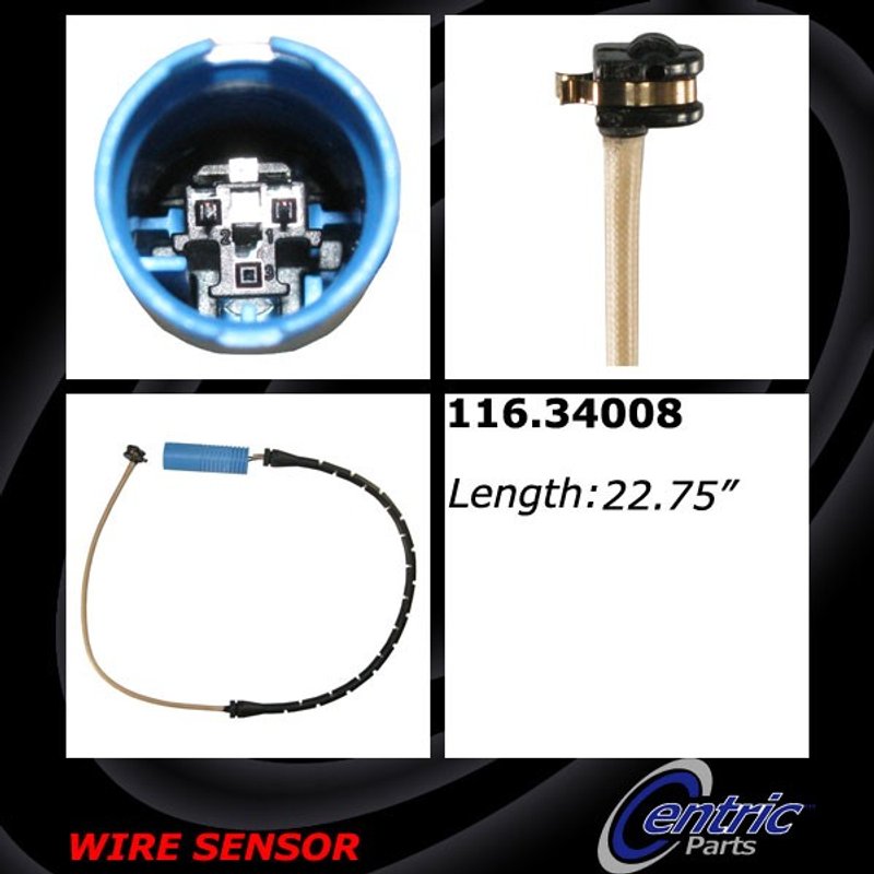 Centric 116.34008 Disc Brake Pad Wear Sensor - Front