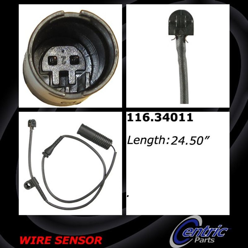 Centric 116.34011 Disc Brake Pad Wear Sensor - Rear