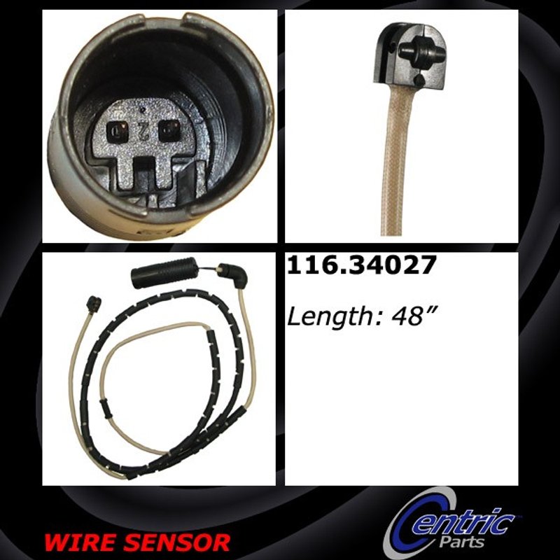 Centric 116.34027 Disc Brake Pad Wear Sensor - Rear
