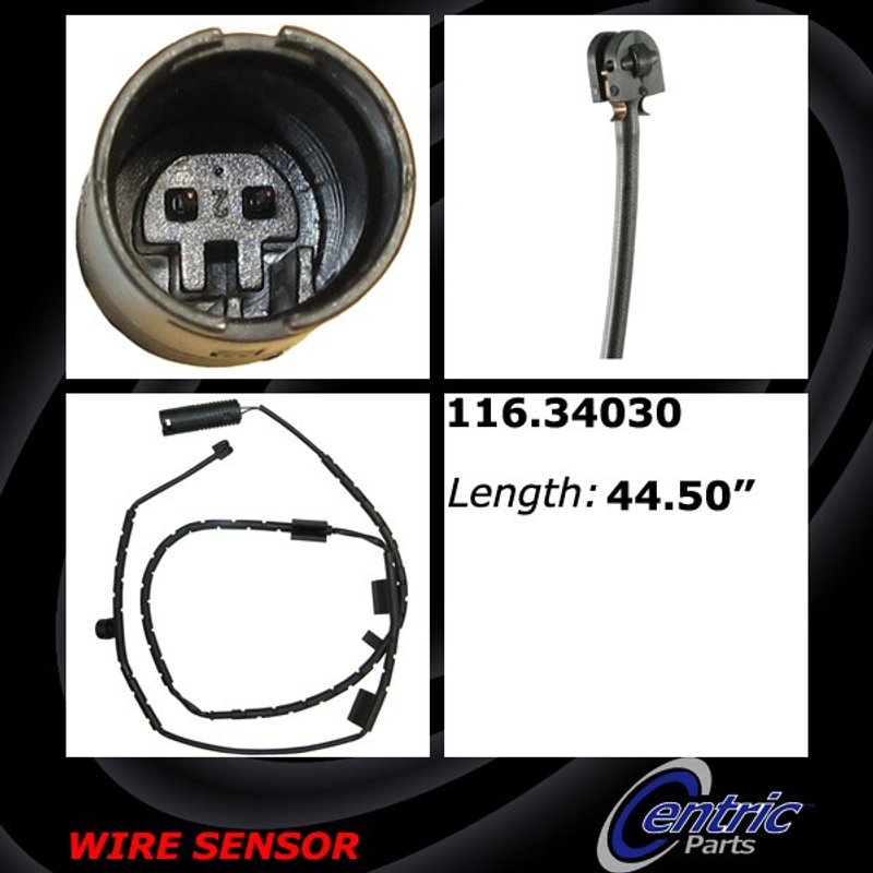 Centric 116.34030 Disc Brake Pad Wear Sensor - Rear