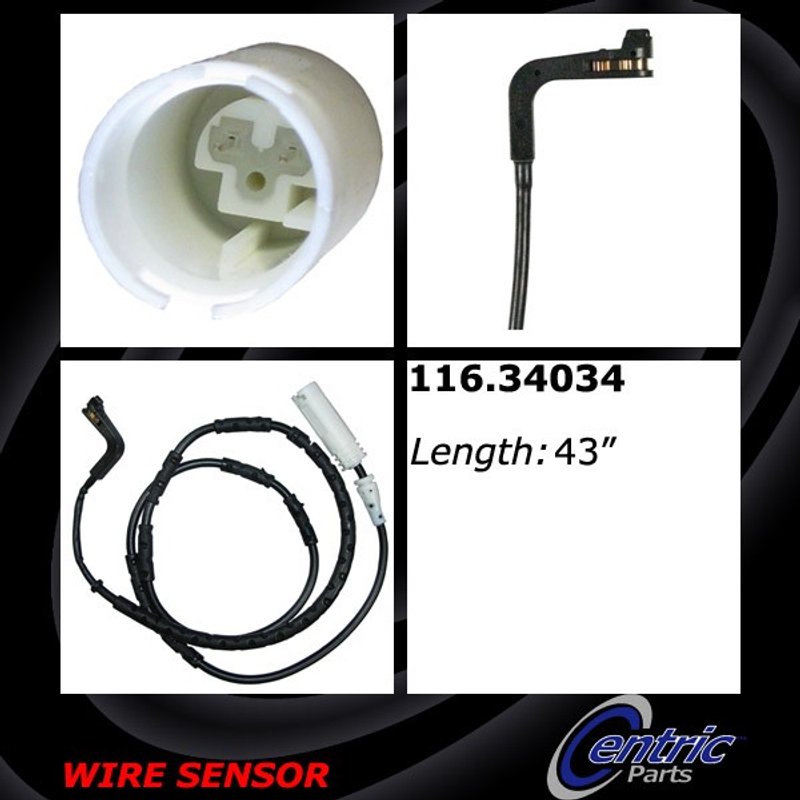 Centric 116.34034 Disc Brake Pad Wear Sensor - Rear