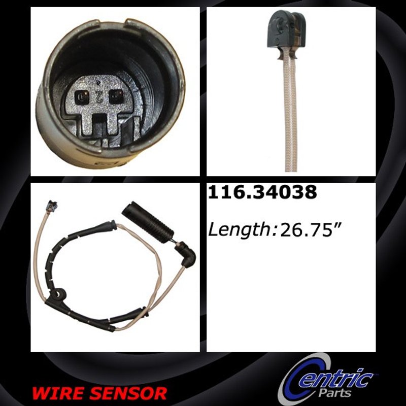 Centric 116.34038 Disc Brake Pad Wear Sensor - Front