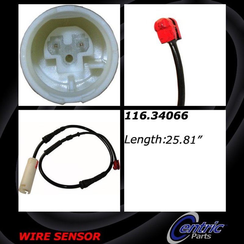 Centric 116.34066 Disc Brake Pad Wear Sensor - Front