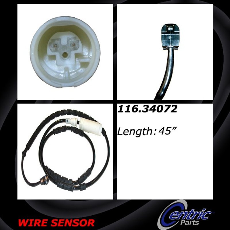 Centric 116.34072 Disc Brake Pad Wear Sensor - Rear