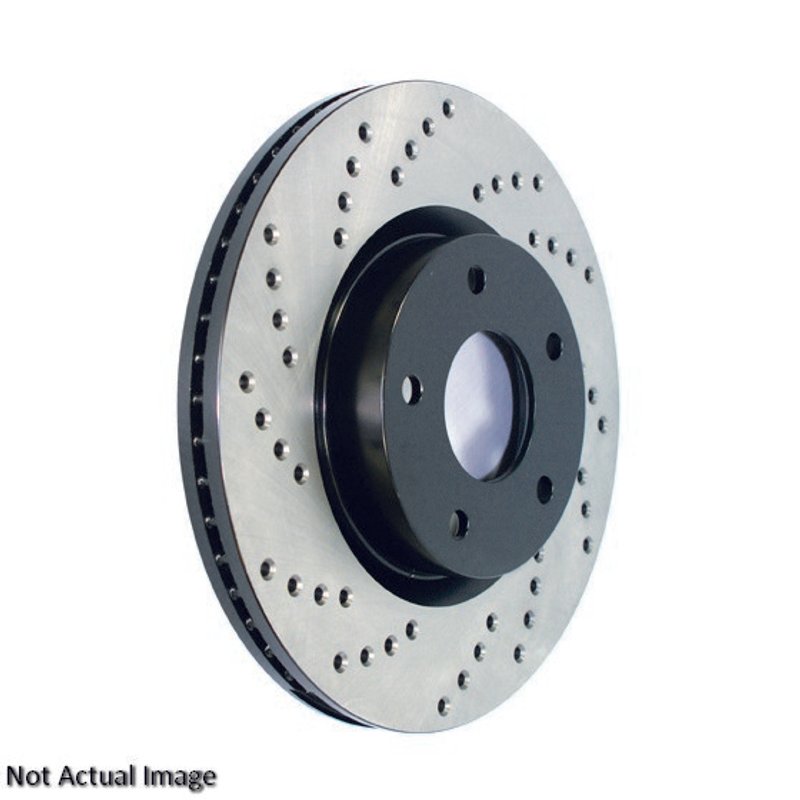 Stoptech 128.50027R Disc Brake Rotor - Rear Right
