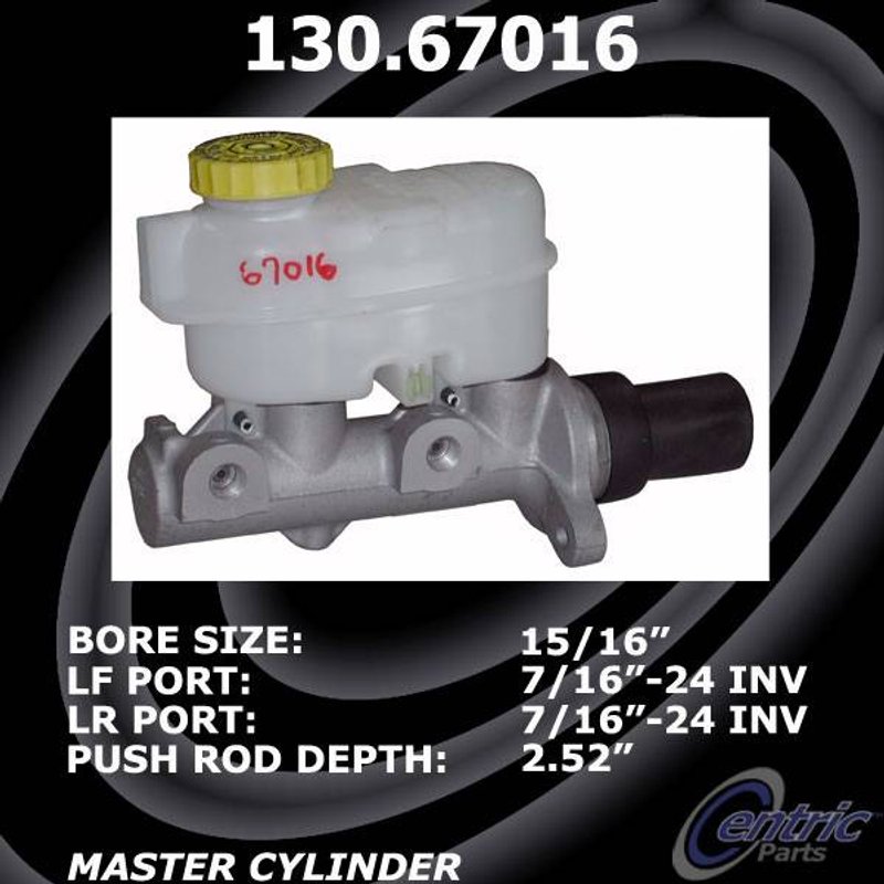 Centric 130.67016 Brake Master Cylinder