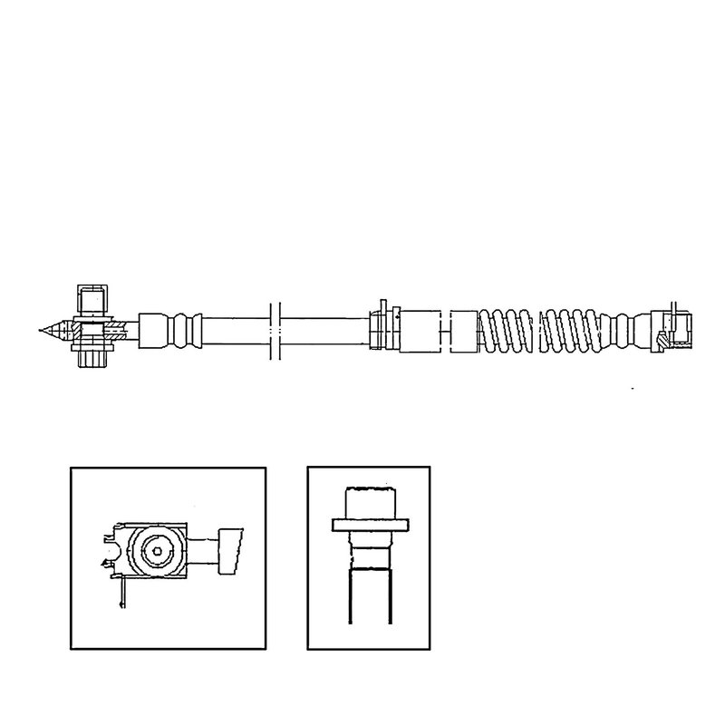 Centric 150.33062 Brake Hydraulic Hose - Front