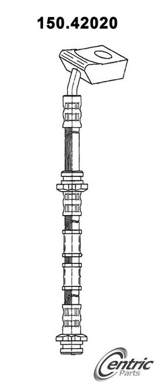 Centric 150.42020 Brake Hydraulic Hose - Front Right
