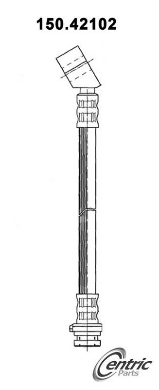 Centric 150.42102 Brake Hydraulic Hose - Front Right
