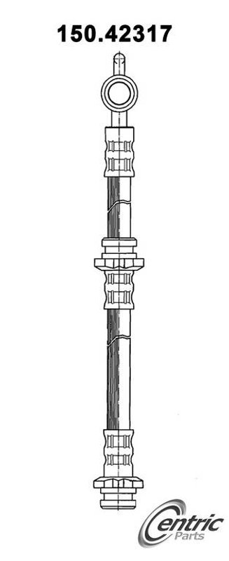 Centric 150.42317 Brake Hydraulic Hose - Rear