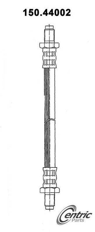 Centric 150.44002 Brake Hydraulic Hose - Front Lower