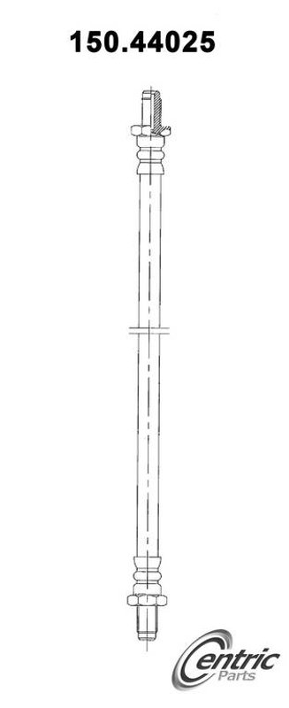 Centric 150.44025 Brake Hydraulic Hose - Front Lower