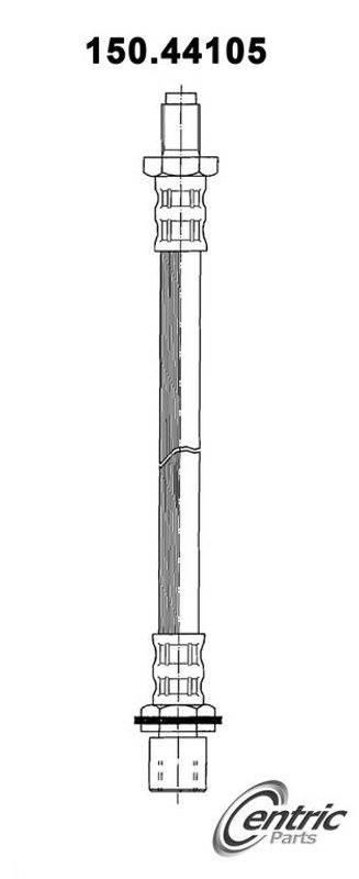 Centric 150.44105 Brake Hydraulic Hose - Front Left Upper or Front Upper